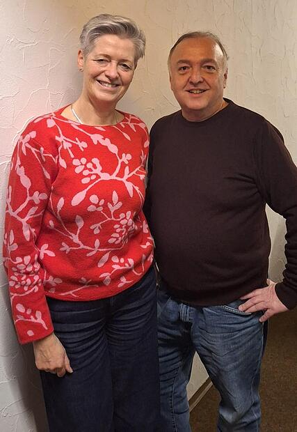 Kerstin Staudtmeister und Joachim Reitz. Kerstin Staudtmeister und Joachim Reitz.