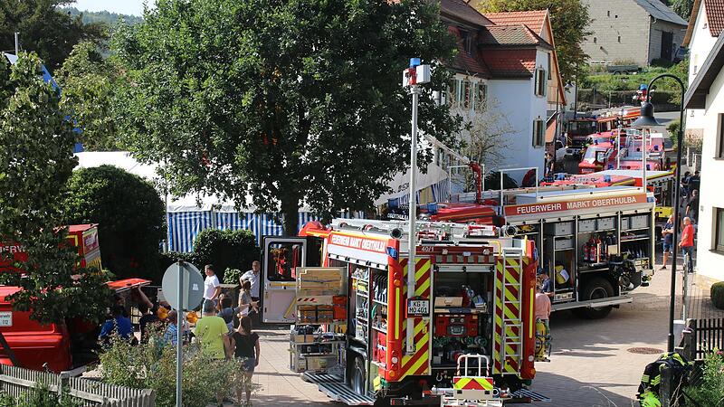 Alle Fahrzeuge der Feuerwehren der Marktgemeinde waren ausgestellt.