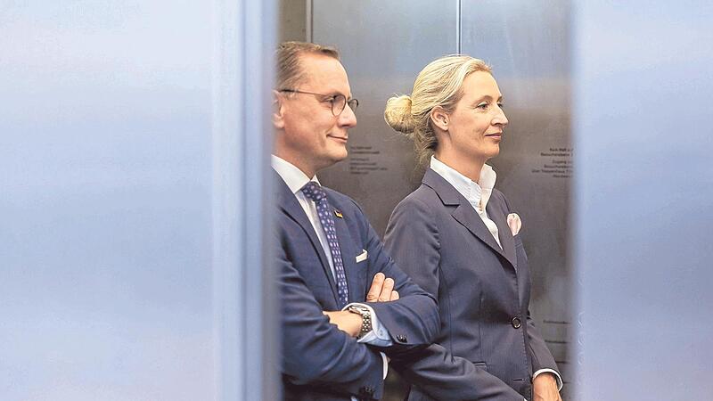 Mehrere hochrangige AfD-Funktionsträger haben die eigene Verwandtschaft in aus Steuermitteln finanzierten Jobs untergebracht. Wird das für die Parteichefs Tino Chrupalla und Alice Weidel zum Problem? Mehrere hochrangige AfD-Funktionsträger haben die eigene Verwandtschaft in aus Steuermitteln finanzierten Jobs untergebracht. Wird das für die Parteichefs Tino Chrupalla und Alice Weidel zum Problem?