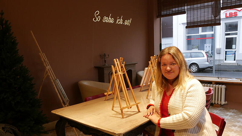 Kristina Vouchanka er&ouml;ffnet in Bad Kissingen ein Malstudio.