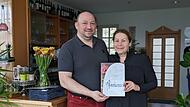 Ramona und Darius Hancea in ihrem Restaurant Ambiente in Bad Kissingen.