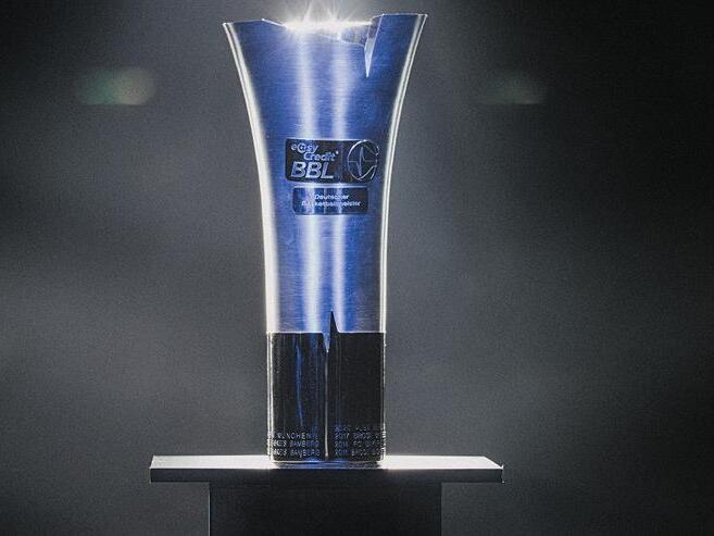 Das Objekt der Begierde: Der Meisterpokal der Basketball-Bundesliga.