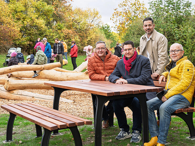Der neue Naturspielplatz in Scheuerfeld