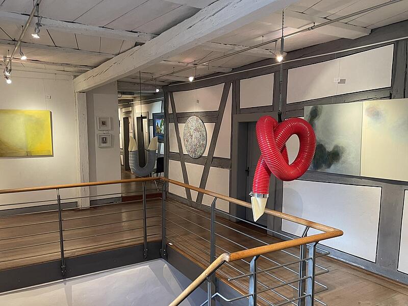 Verschiedenste Werke sind in der Ausstellung des Kunstvereins zu sehen.