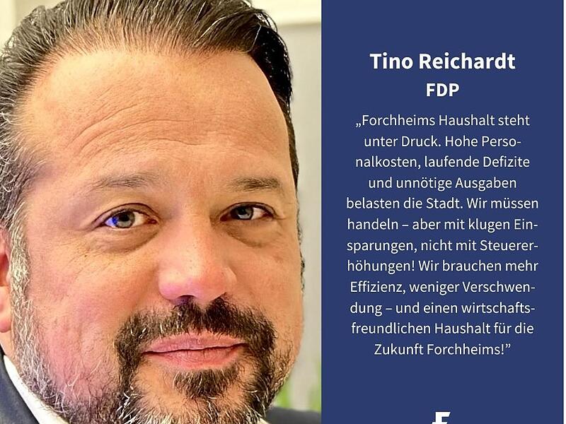 Haushaltsreden Forchheim 2025Haushaltsreden Forchheim 2025 Tino Reichardt, FDP