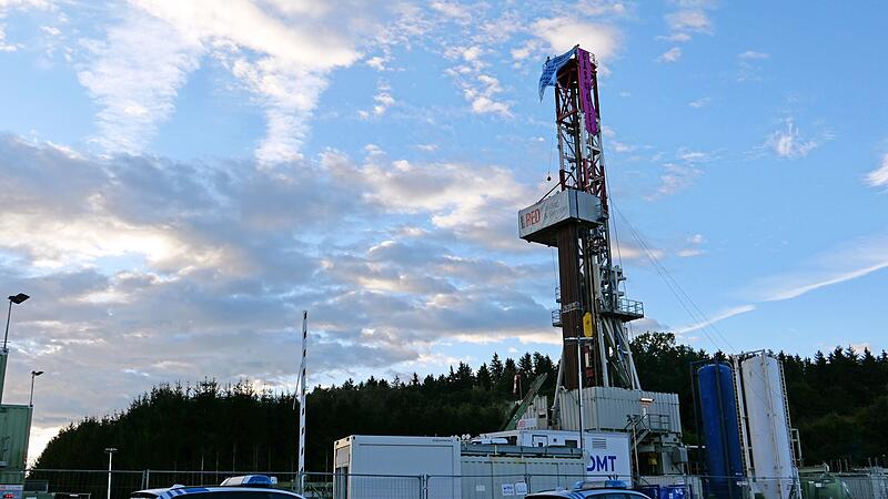 Protestaktion gegen Gasbohrung