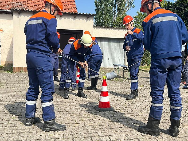 Übung Jugendfeuerwehr Bamberg