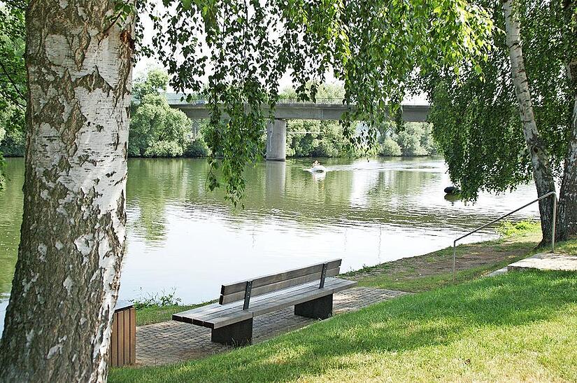 Der Main ist f&uuml;r Eltmann stadtbildpr&auml;gend und Erholungsraum. Vielleicht heizt das Flusswasser k&uuml;nftig auch die Wohnungen in der Kernstadt.