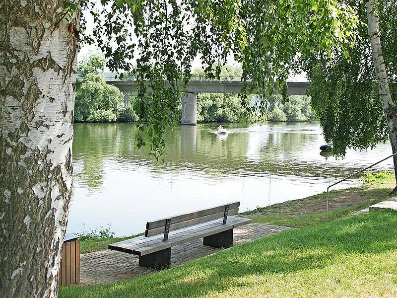Der Main ist f&uuml;r Eltmann stadtbildpr&auml;gend und Erholungsraum. Vielleicht heizt das Flusswasser k&uuml;nftig auch die Wohnungen in der Kernstadt.