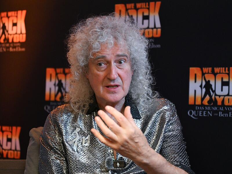 Queen Gitarrist Brian May bei Musical "We will rock you"