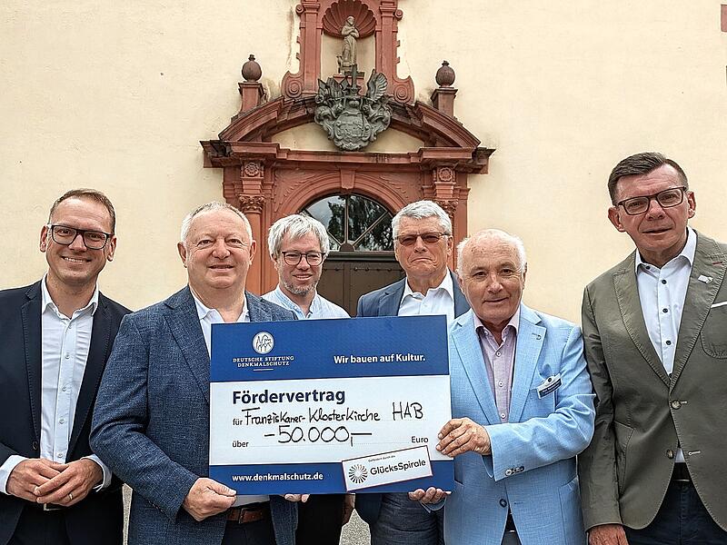 Förderscheck Sanierung der Hammelburger Klosterkirche