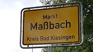 Markt Ma&szlig;bach Ortsschild