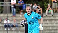 Fabian Dellermann stand beim spektakulären 4:4 gegen den 1. FC Nürnberg II im Tor des FC Eintracht, nachdem sich Benedikt Willert am Knie verletzt hatte.