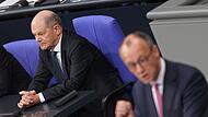 Olaf Scholz und Friedrich Merz
