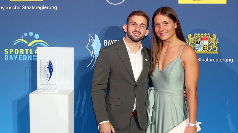 Erstmals heuer WM-Teilnehmer und jüngst zum fünften Male Deutscher Judo-Einzelmeister: Max Heyder konnte mit Freundin Miri den Bayerischen Sportpreis in der Münchner BMW Welt heuer besonders genießen.