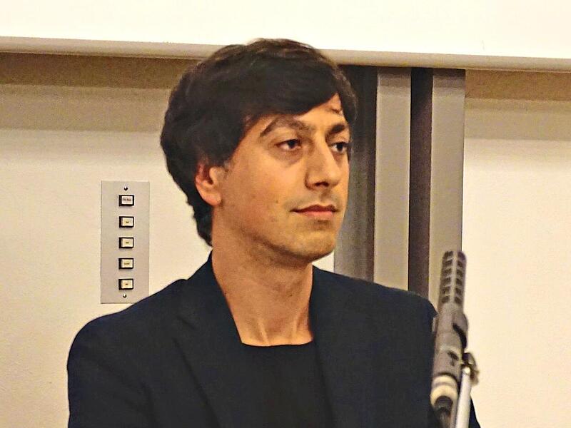 Bijan Moini hielt eine Lesung in Forchheim. Raimund Glenz