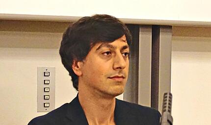 Bijan Moini hielt eine Lesung in Forchheim. Raimund Glenz