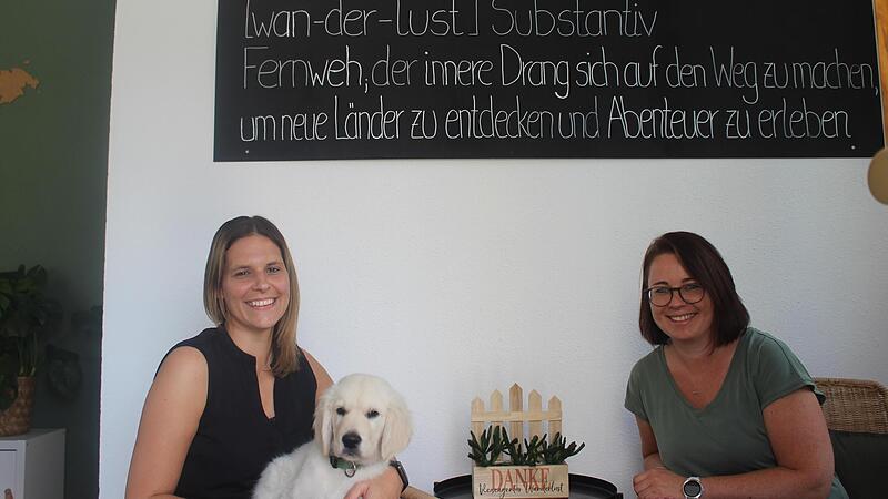 Die Wanderlust ist bei den Geschäftsführerinnen Nadja Reitz und Franziska Walther Programm – ihre Erfahrungen teilen sie dann mit ihren Kunden. Die Wanderlust ist bei den Geschäftsführerinnen Nadja Reitz und Franziska Walther Programm – ihre Erfahrungen teilen sie dann mit ihren Kunden.