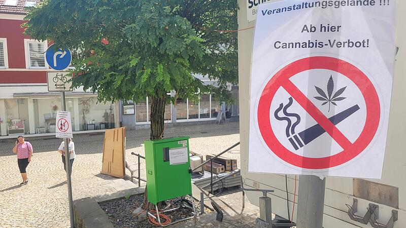 Auf Brückenauer Stadtfest herrscht Cannabisverbot
