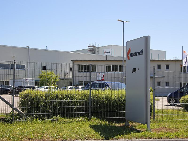 Auf dem Foto zu sehen: Das Gelände der Firma Mondi in Westheim. Auf dem Foto zu sehen: Das Gelände der Firma Mondi in Westheim.