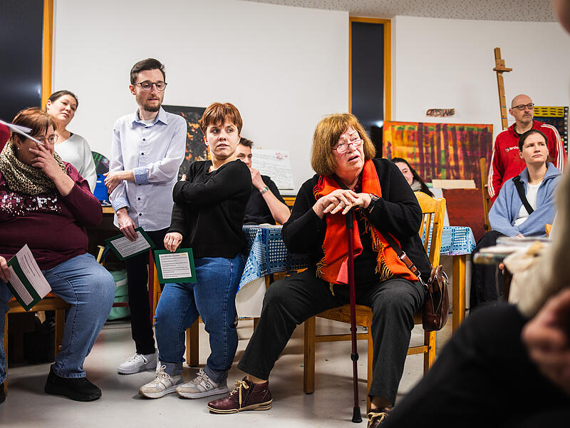 Bei &bdquo;Bamberg spricht &ndash; h&ouml;ren Sie zu?!&ldquo; &auml;u&szlig;erten sich verschiedene Gruppen aus Bamberg. Unter anderem die Lebenshilfe erz&auml;hlte den OB-Kandidaten, was ihnen auf der Seele brennt.