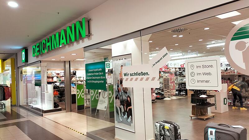 Die Deichmann-Filiale im Hallstadter Market soll im August schließen Die Deichmann-Filiale im Hallstadter Market soll im August schließen.