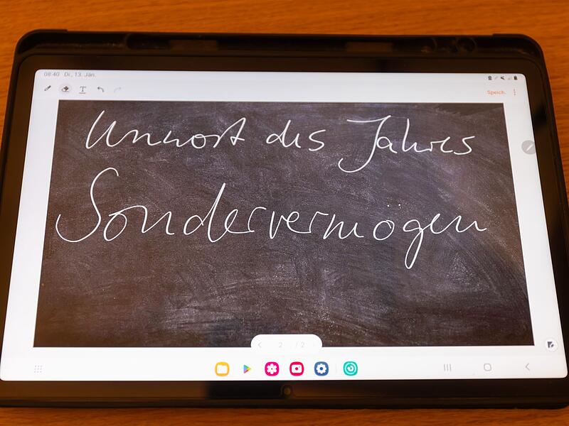 &laquo;Sonderverm&ouml;gen&raquo; ist &laquo;Unwort des Jahres&raquo; 2025