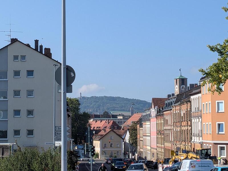 Blick auf die Altenburg Bamberg