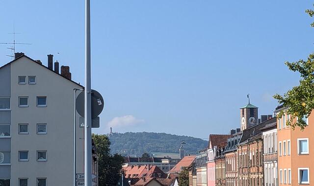 Blick auf die Altenburg Bamberg