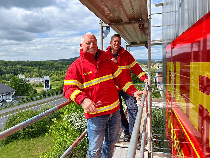 Bau der DLRG-Zentrale in Bad Kissingen