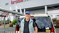 Oliver Mei&szlig;ner Taxistand vor Brose-Arena
