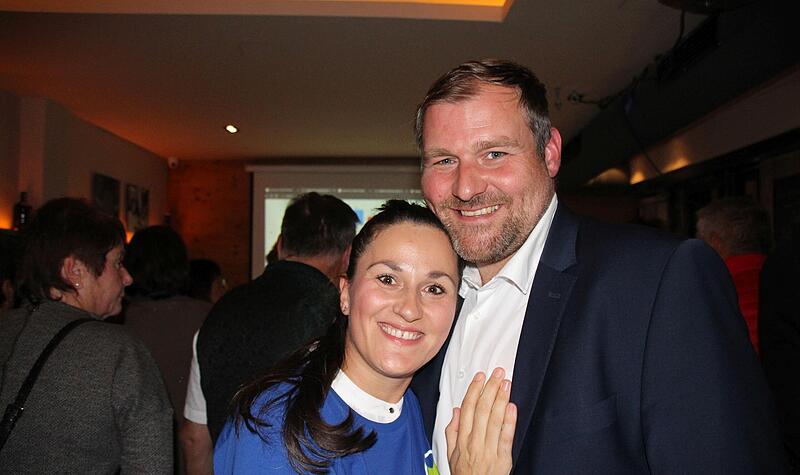 Der CSU-Landtagsabgeordnete Martin Mittag und seine Frau Julia Mittag.