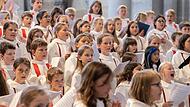 Singende Kinderstimmen erfüllten den Bamberger Dom.