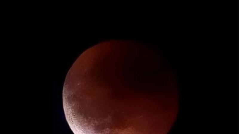 Mondfinsternis Landkreis Coburg: Fotos von Tageblatt-Leserin