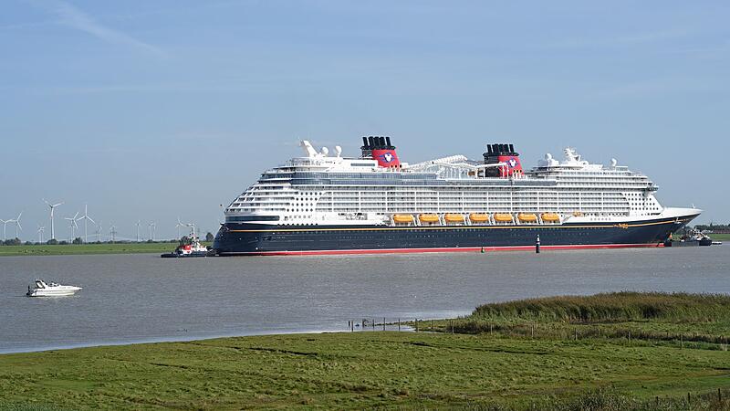 Überführung des neuen Kreuzfahrtschiffes «Disney Destiny»