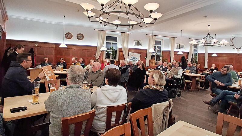Gut besucht war der Politische Aschermittwoch von Überparteilicher Zeiler Liste und Wählergemeinschaft Haßberge. Die Anwesenden diskutierten angeregt.