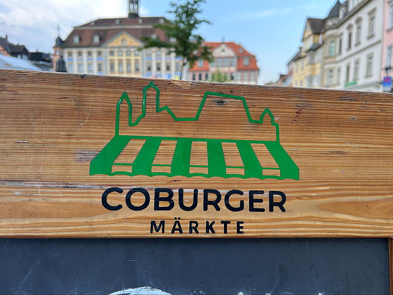 F&uuml;r die Coburger M&auml;rkte gibt es ebenfalls ein eigenes Logo. Mit Veste.