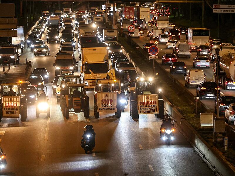 Protest gegen EU-Mercosur-Freihandelsabkommen - Paris