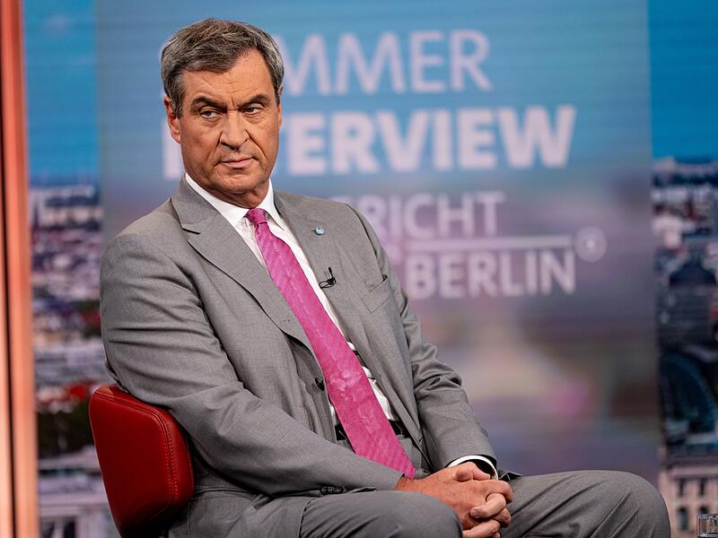 ARD-Sommerinterview mit CSU-Chef S&ouml;der