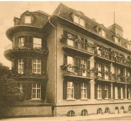 Ein Foto, das aus besseren Tagen stammt: Das Sanatorium Apolant während seiner Blütezeit. Ein Foto, das aus besseren Tagen stammt: Das Sanatorium Apolant während seiner Blütezeit.