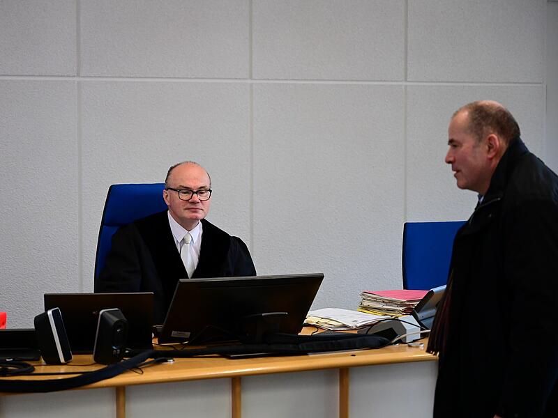 Strafrichter Matthias Bachmann und Rechtsanwalt Thomas Drehsen aus Bamberg