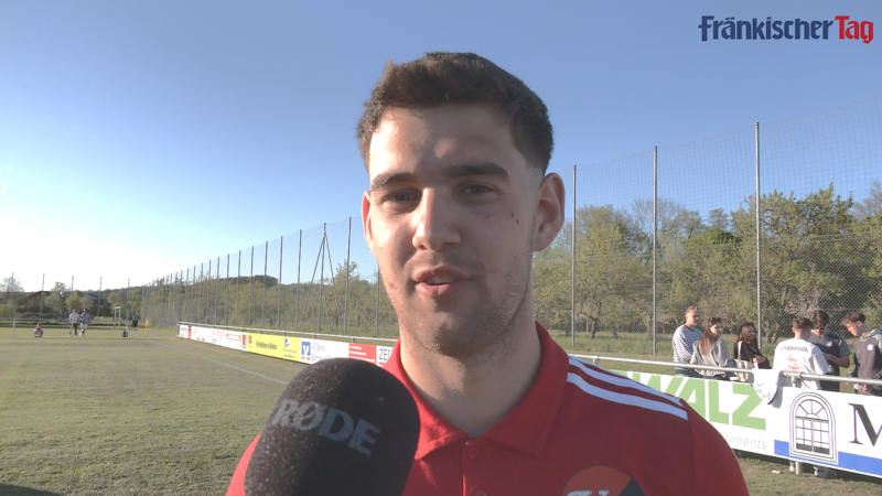 Auch Julian Hofman, Trainer des SV Poxdorf, stand nach dem Derby gegen die SpVgg Effeltrich Rede und Antwort.