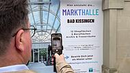 Die Resonanz auf die geplante Markthalle in Bad Kissingen ist gut. Die Stadt sucht aktuell nach Gesch&auml;ftsleuten, die sich einmieten. 25 Interessenten haben vergangene Woche die R&auml;umlichkeiten in der ehemaligen Commerzbank am Marktplatz besichtigt.