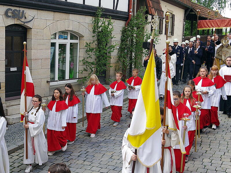 Fronleichnam in Kronach 2026Kronach setzt ein Zeichen des christlichen Glaubens