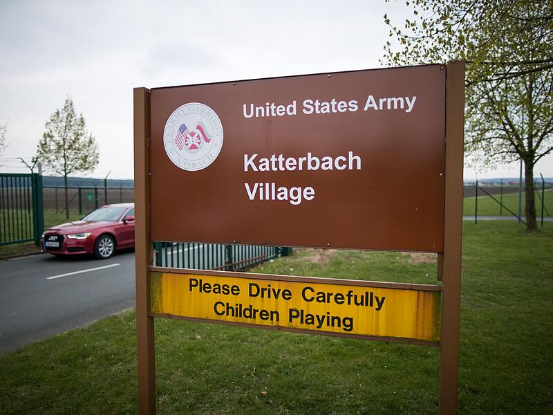 Helikopter-Stützpunkt der US-Army Ansbach-Katter Helikopter-Stützpunkt der US-Army Ansbach-Katter