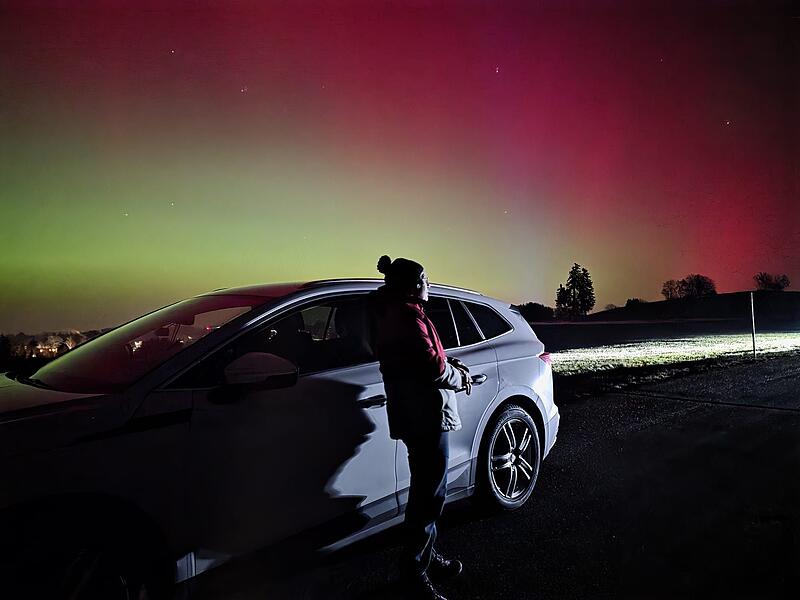PolarlichterPolarlichter &uuml;ber Kulmbach: Die sch&ouml;nsten Leserfotos