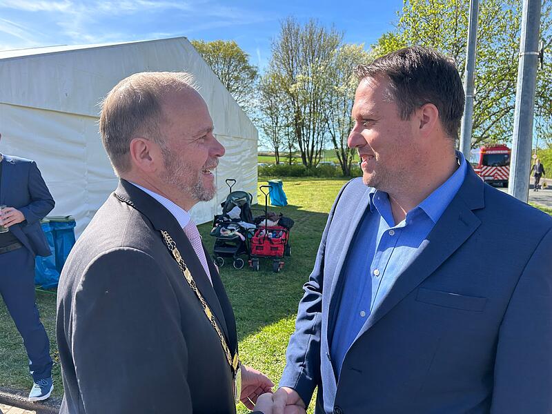 Verabschiedung von B&uuml;rgermeister Bernd Reisenweber in Ebersdorf bei Coburg