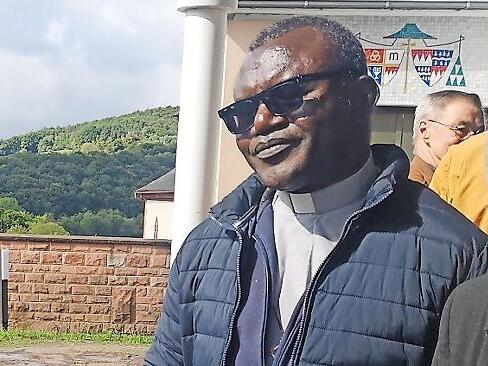 Pfarrer Martin aus Ghana in Bad Bocklet.