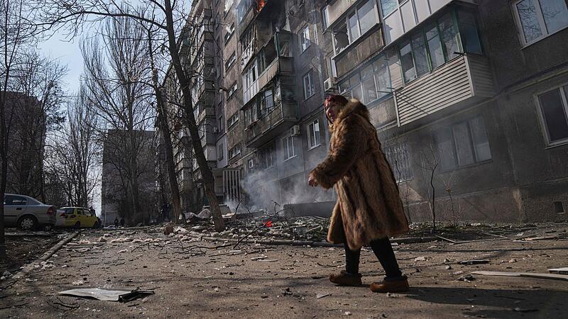 Zerstörung in Mariupol