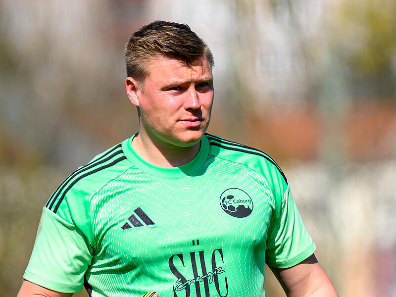 Am Samstag gegen Kornburg erwartet der 26-j&auml;hrige Torwart des FC Coburg, Luis Krempel,  einen sehr starken Gegner.